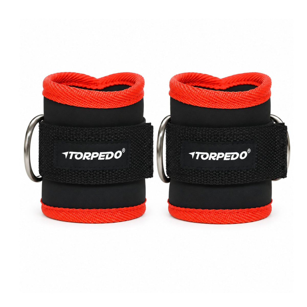 Tobilleras para Polea de Gimnasio Torpedo Doble Hebilla