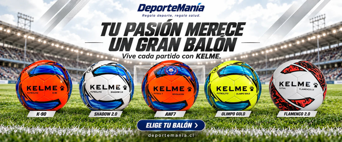 Tu pasión merece un gran balón. Kelme K-90, Shadow 2.0, ANF7, Olimpo Gold y Flamenco 2.0.