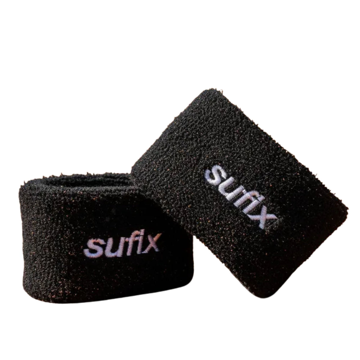 Muñequeras Sufix de Algodón para Tenis y Pádel (Par) - Negro