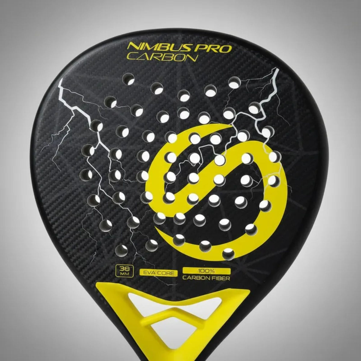 Pala de Pádel Nimbus Pro Carbon Sixzero — Carbono 38mm 350g