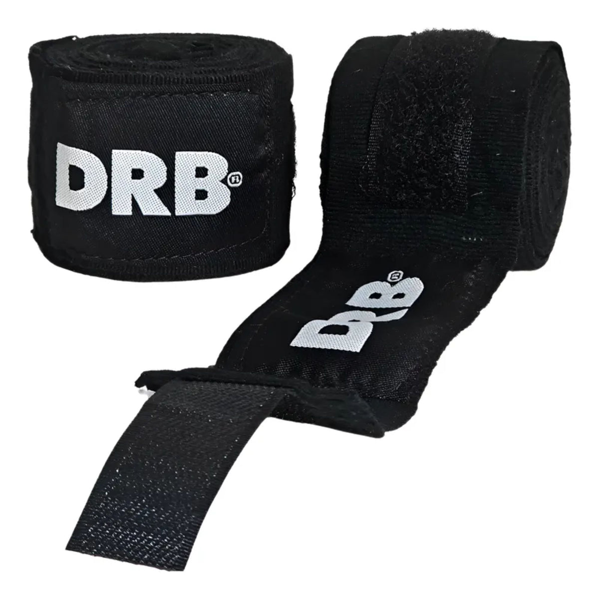 Vendas de Boxeo DRB 4,5 Metros — Par Semi-Elásticas para Saco y Sparring - Negro